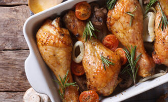 Запеченные куриные ножки